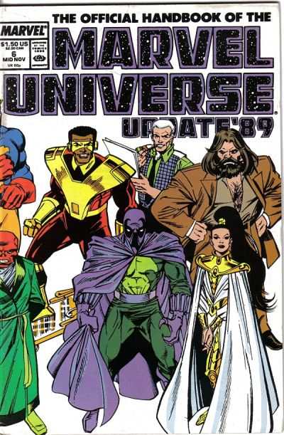 Official Handbook of the Marvel Universe 1989 Series #6