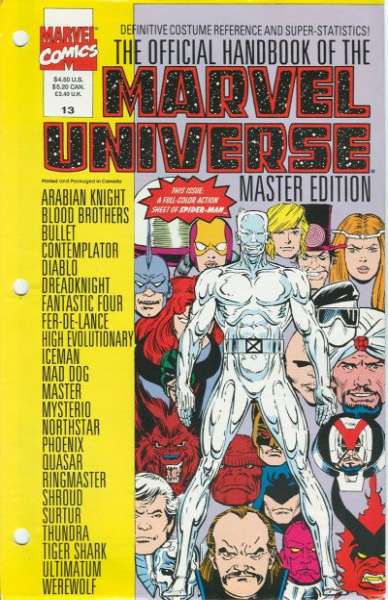 Official Handbook of the Marvel Universe Master Edition #13