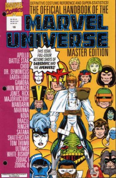 Official Handbook of the Marvel Universe Master Edition #19 – Comic Source