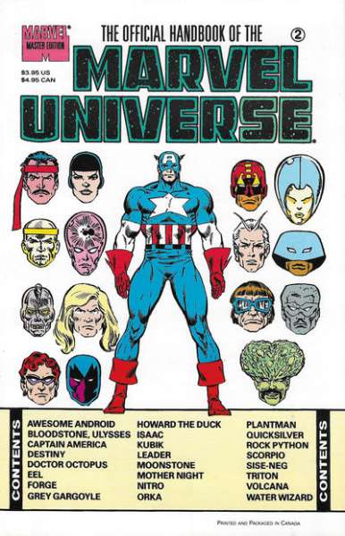 Official Handbook of the Marvel Universe Master Edition #2