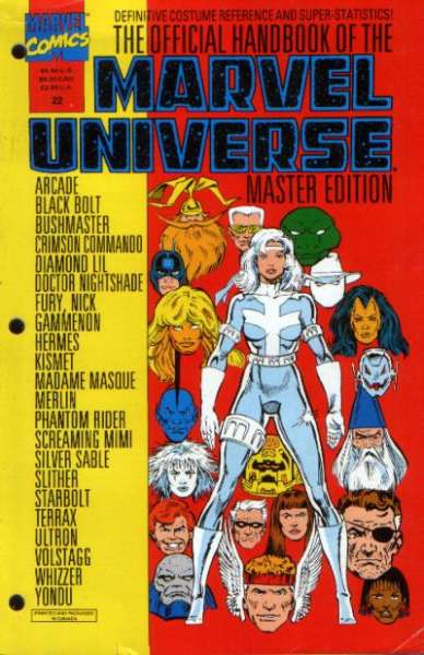Official Handbook of the Marvel Universe Master Edition #22