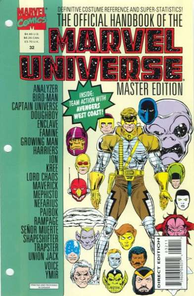 Official Handbook of the Marvel Universe Master Edition #32