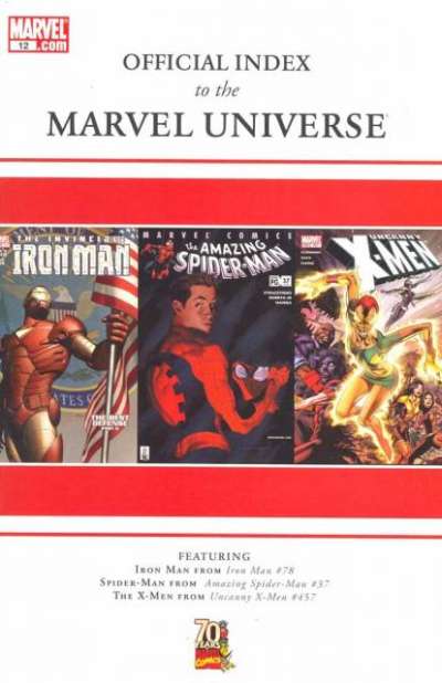 Official Index to the Marvel Universe #12