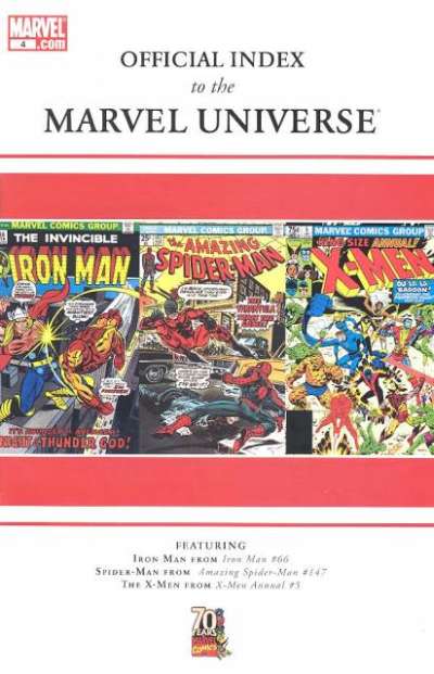 Official Index to the Marvel Universe #4