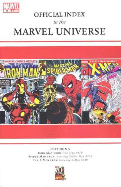 Official Index to the Marvel Universe #6