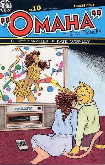 Omaha the Cat Dancer 1986 Series #10