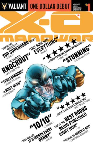 One Dollar Debut: X-O Manowar #1