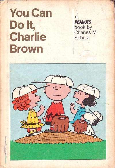 Peanuts paperback books You Can Do It Charlie Brown #1