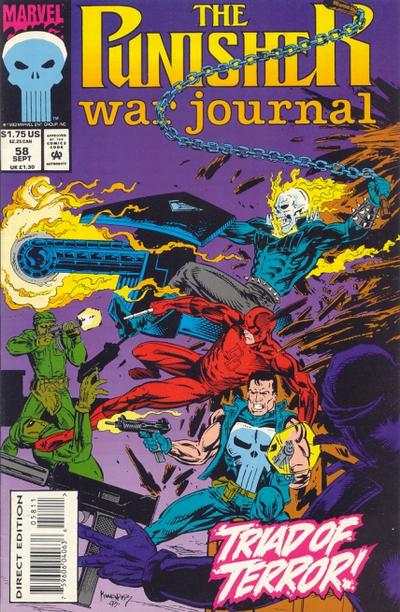 Punisher War Journal 1988 Series #58