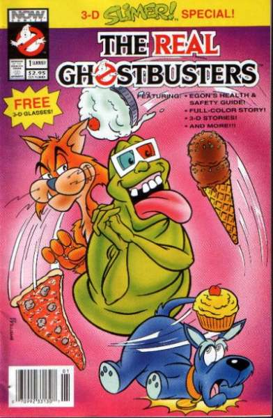Real Ghostbusters 1992 Series 3-D Slimer Special #1