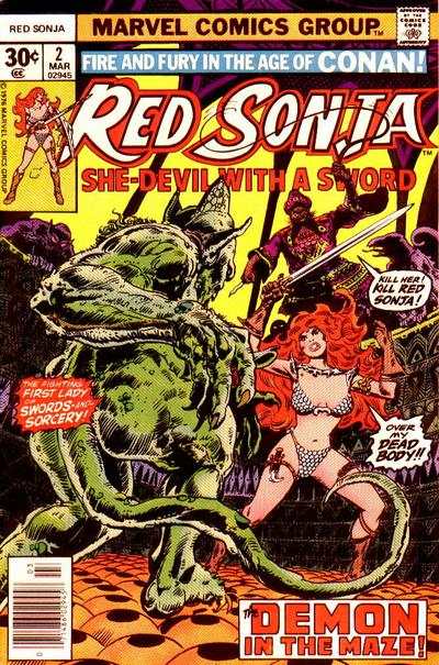 Red Sonja 1977 Series #2