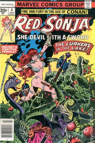 Red Sonja 1977 Series 35 Cent Variant #4