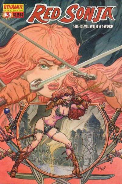 Red Sonja 2005 Series Kaluta cover #3