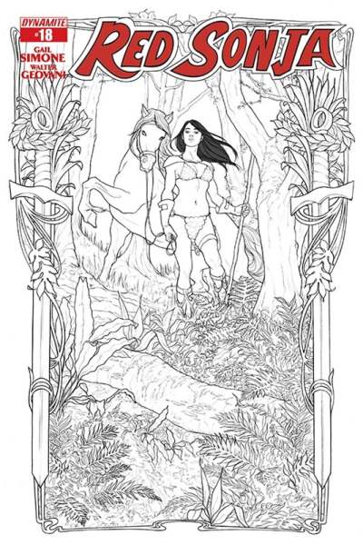 Red Sonja 2013 Series Sketch Variant #18