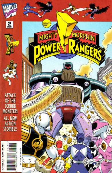 Saban's Mighty Morphin Power Rangers Oct 1995 Series #2