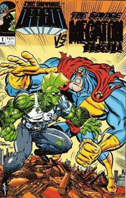 Savage Dragon 1992 Series vs. Savage Megaton Man Gold #1