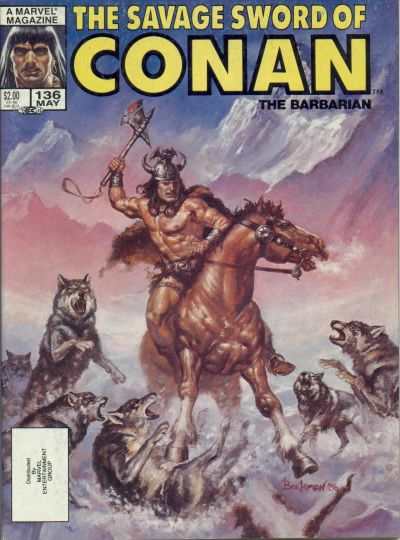Savage Sword of Conan 1974 Series #136