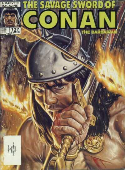 Savage Sword of Conan 1974 Series #137
