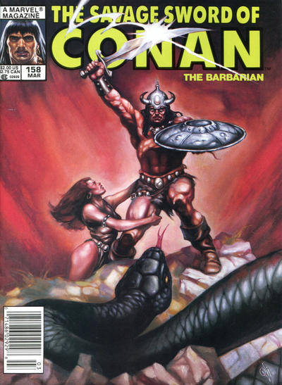 Savage Sword of Conan 1974 Series #158