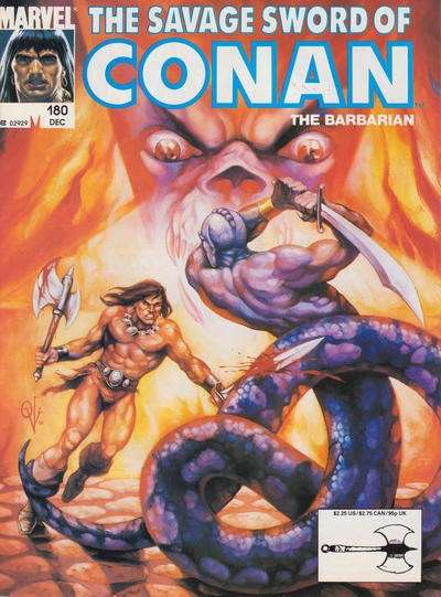 Savage Sword of Conan 1974 Series #180