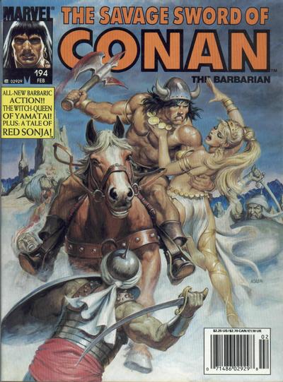 Savage Sword of Conan 1974 Series #194