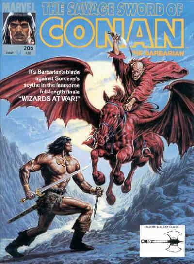 Savage Sword of Conan 1974 Series #206