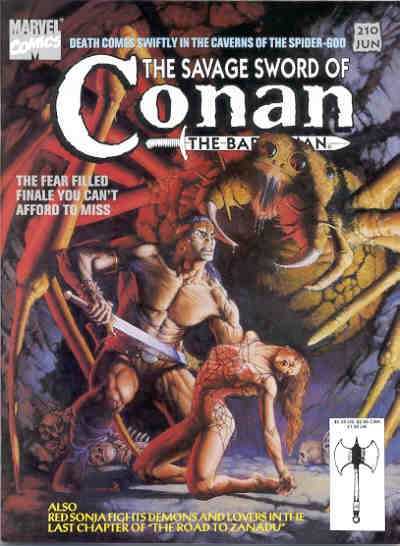 Savage Sword of Conan 1974 Series #210