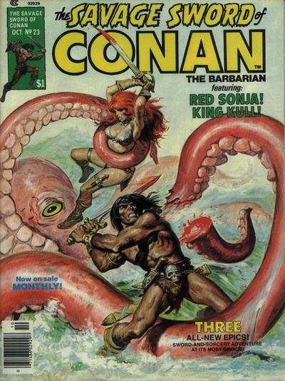 Savage Sword of Conan 1974 Series #23