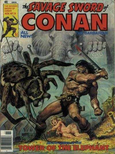 Savage Sword of Conan 1974 Series #24