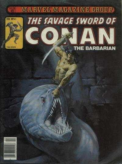 Savage Sword of Conan 1974 Series #61