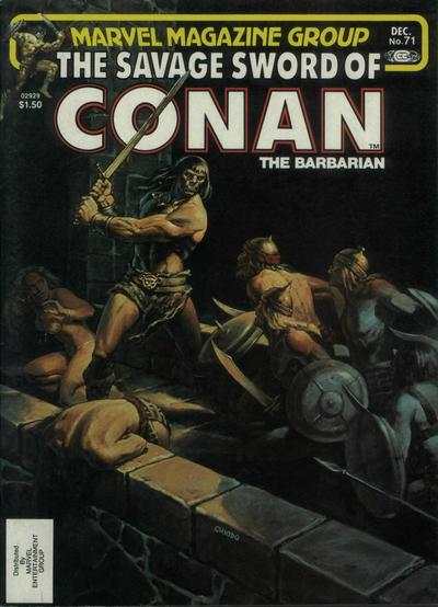 Savage Sword of Conan 1974 Series #71