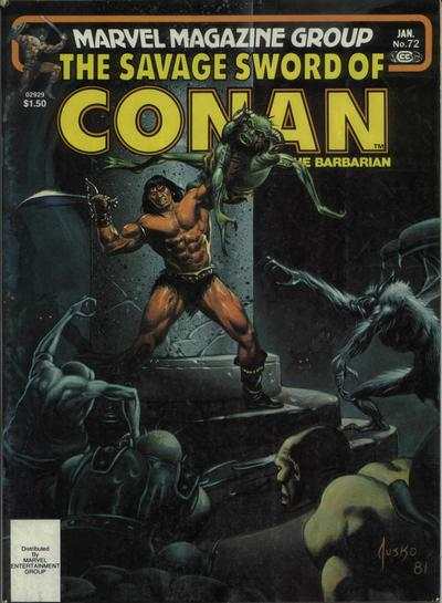 Savage Sword of Conan 1974 Series #72