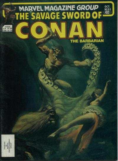Savage Sword of Conan 1974 Series #81