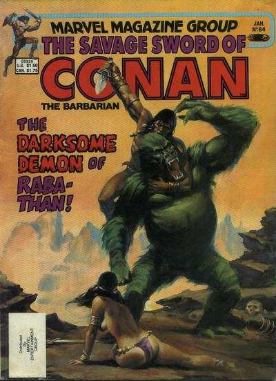 Savage Sword of Conan 1974 Series #84