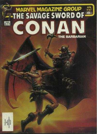 Savage Sword of Conan 1974 Series #87