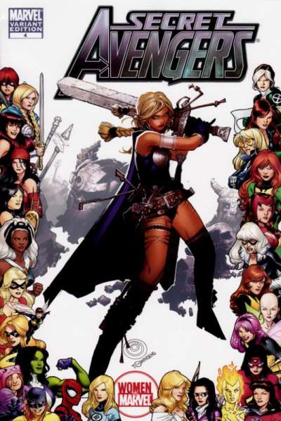 Secret Avengers 2010 Series Women of Marvel Variant #4