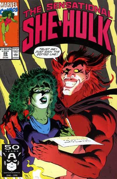 Sensational She-Hulk 1989 Series #28