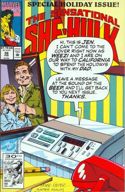 Sensational She-Hulk 1989 Series #36