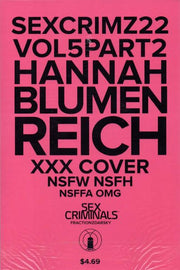 Sex Criminals XXX cover #22