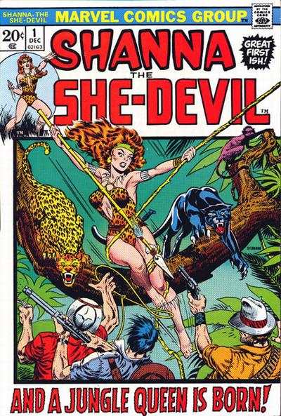 Shanna: The She-Devil 1972 Series #1