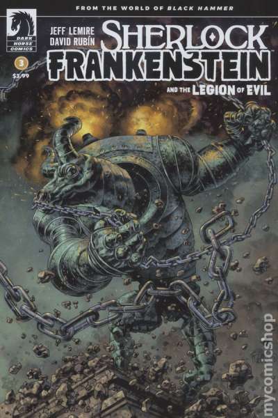 Sherlock Frankenstein and the Legion of Evil Fegrado cover #3