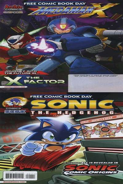 Sonic Comic Origins and Mega Man X: Free Comic Book Day Edition #1