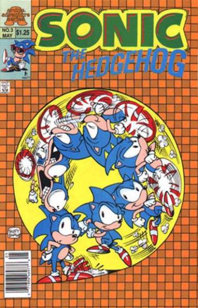Sonic the Hedgehog Feb 1993 Series #3