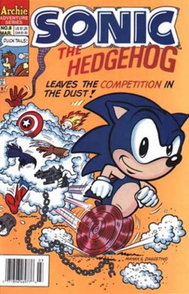 Sonic the Hedgehog July 1993 Series #8