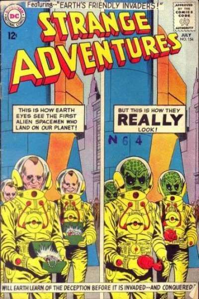 Strange Adventures 1950 Series #154