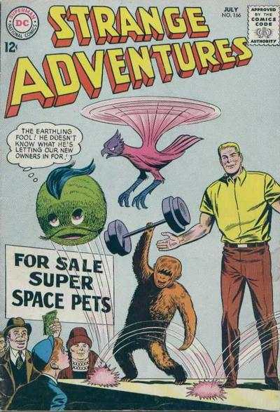 Strange Adventures 1950 Series #166