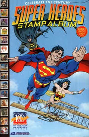 Super Heroes Stamp Album #1