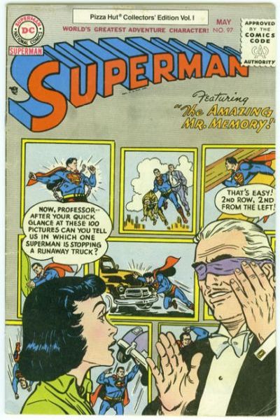 Superman 1939 Series Pizza Hut Reprint #97