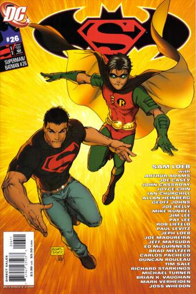 Superman/Batman Superboy & Robin cover #26