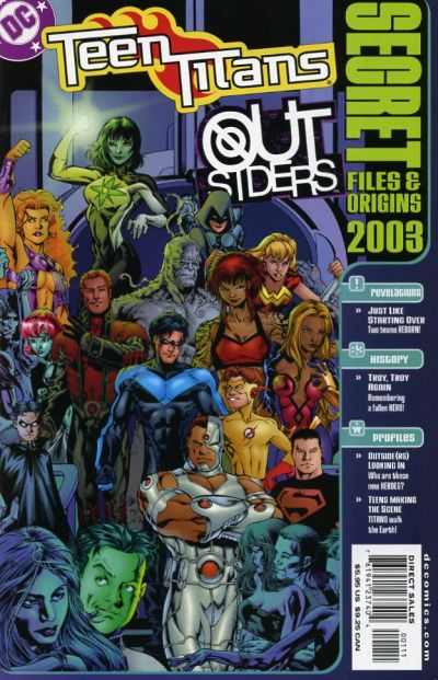 Teen Titans 2003 Series Outsiders Secret Files #1